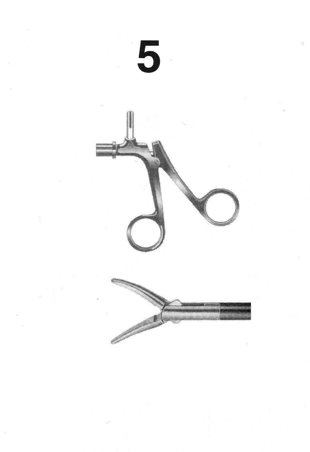 LAPARASKOPİK KAVRAMA FORSEPS ÇAP : 5 MM
